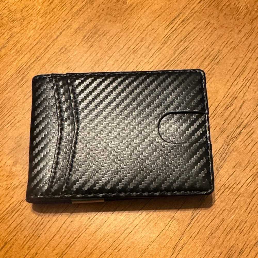 Black Carbon Fiber Wallet